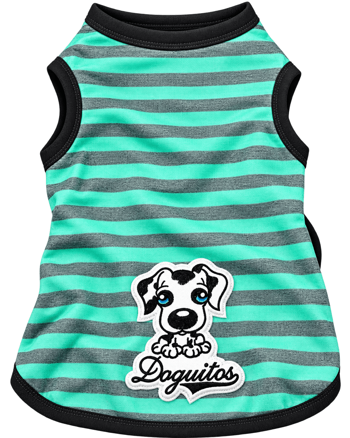 Camiseta de Perrito Rayada «Doguitos»