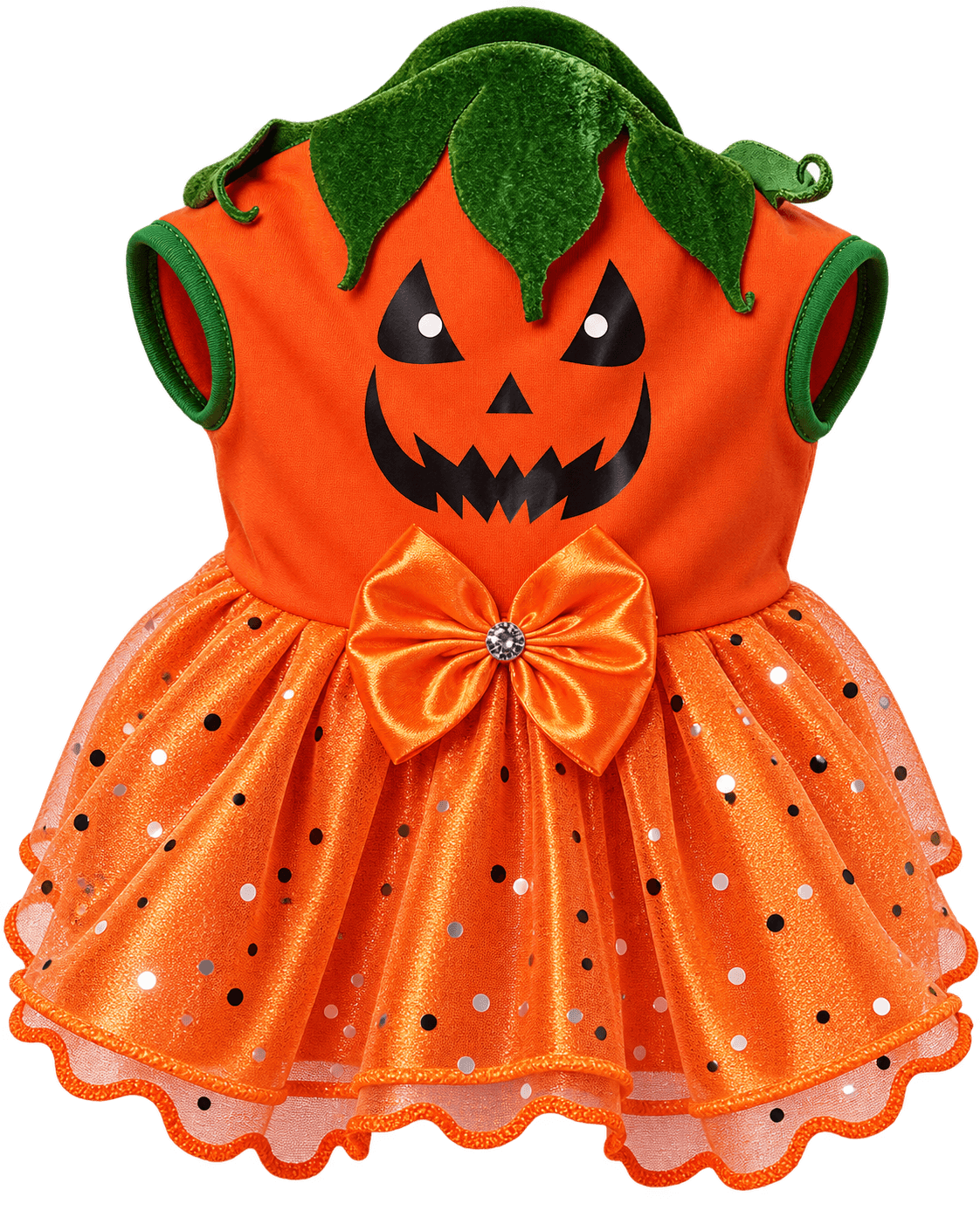 Vestido Tutú de Calabaza para Mascotas